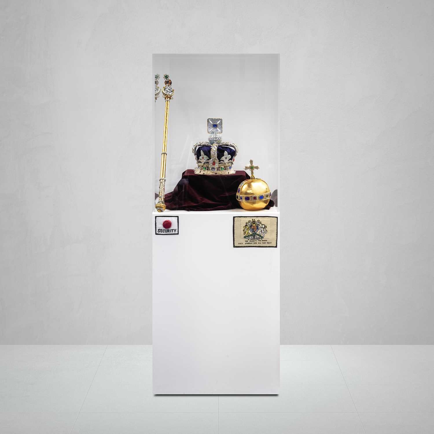 Lot 284 - Lucy Sparrow (British 1986-), 'The Crown Jewels', 2016